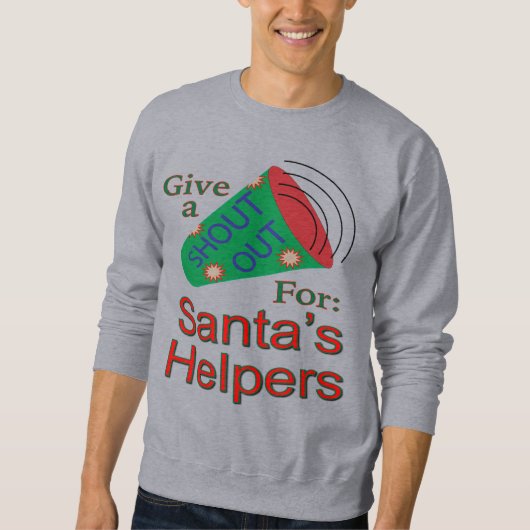 Ga uit voor de hulp van de kerstman trui (Voorkant)