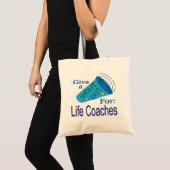Ga uit voor de levenscoach tote bag (Voorkant (product))