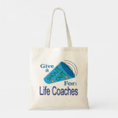 Ga uit voor de levenscoach tote bag (Achterkant)