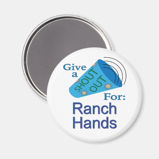 Ga uit voor Ranch Hands Magneet (Voorkant / Achterkant)