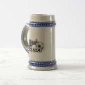 Ga, USA Voetbalfan Bierpul (Voorkant links)