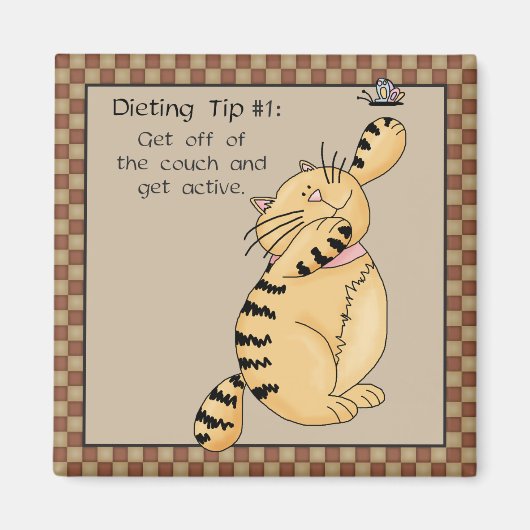 Ga van de bank af... - Koelkast Magnet (Voorkant)