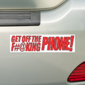 Ga van de Bumpersticker van de Telefoon weg (Op auto)