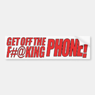 Ga van de Bumpersticker van de Telefoon weg