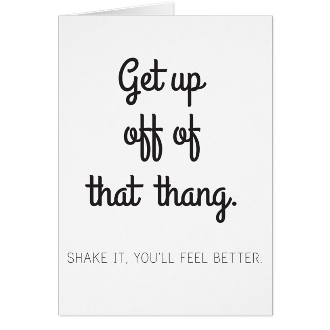 Ga van die thang af (Voorkant)