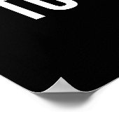 Ga van je kant - Gym, Hustle, Succes Poster (Hoek)