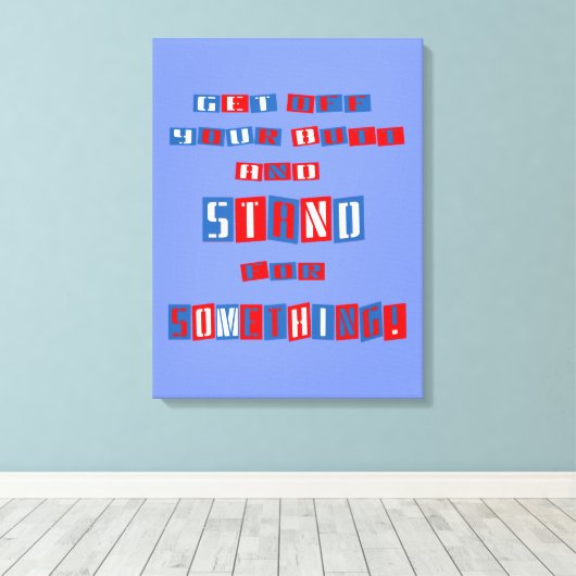 Ga van je kont gewikkeld canvas af (Insitu (Houten vloer))