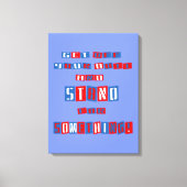 Ga van je kont gewikkeld canvas af (Voorkant)