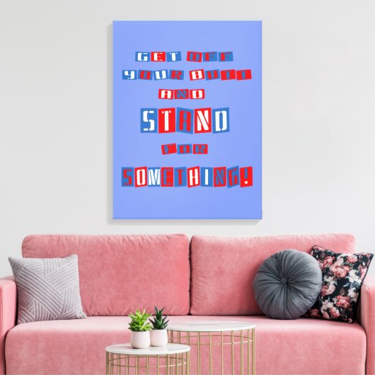 Ga van je kont gewikkeld canvas af (Insitu (Woonkamer))