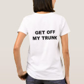 Ga van mijn boomstam af t-shirt (Achterkant)