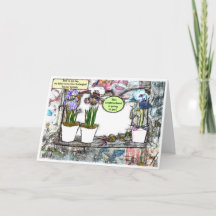 "Ga van mijn gazon af!" Grappig ouder worden verja