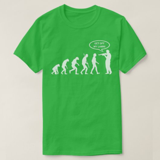 Ga van mijn gras Gran Torino Evolution White af T-shirt (Design voorkant)