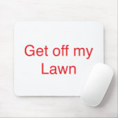 Ga van mijn grasbaan af muismat (Met muis)