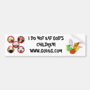 GA VEG BUMPERSTICKER