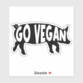 Ga Vegan, Activisme, Sticker (Vel)