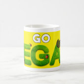 Ga Vegan Bright Yellow en Green Koffiemok (Center)