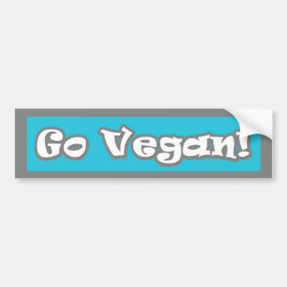 Ga Vegan! Bumpersticker