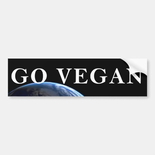 GA VEGAN BUMPERSTICKER (Voorkant)