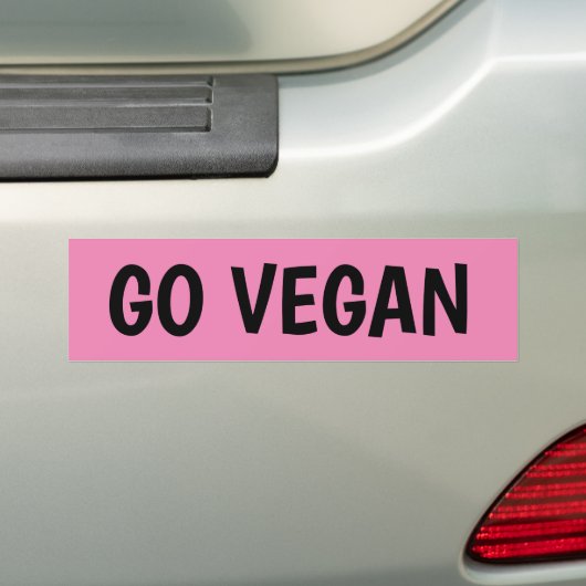 GA VEGAN-BUMPERSTICKERS BUMPERSTICKER (Op auto)
