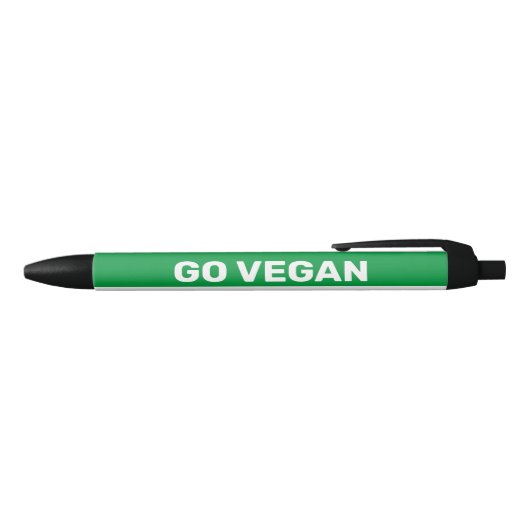 Ga Vegan Eat the Rich Zwarte Inkt Pen (Bovenkant)