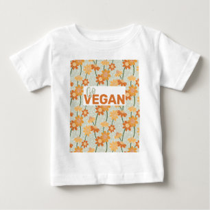 Ga Vegan! Mooi retro gedempte 1970er jaren bloemen