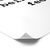 Ga vegan Niets smaakt als goed zijn Poster (Hoek)