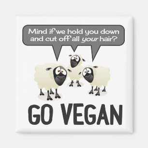 Ga Vegan No Wool Magnet
