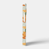 Ga vegan! retro muted 1970s bloemen Case-Mate iPhone case (Achterkant / Rechts)