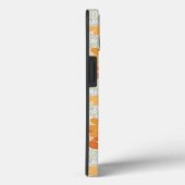 Ga vegan!  retro muted 1970s bloemen Case-Mate iPhone case (Achterkant / Rechts)