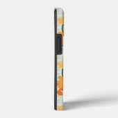 Ga vegan!  retro muted 1970s bloemen Case-Mate iPhone case (Achterkant / Rechts)