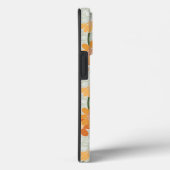 Ga vegan!  retro muted 1970s bloemen Case-Mate iPhone case (Achterkant / Rechts)