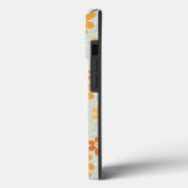 Ga vegan!  retro muted 1970s bloemen Case-Mate iPhone case (Achterkant / Links)