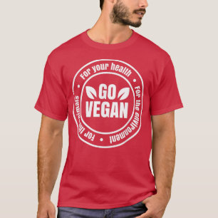Ga Vegan voor het Diet Funny Ve van het Plant van T-shirt