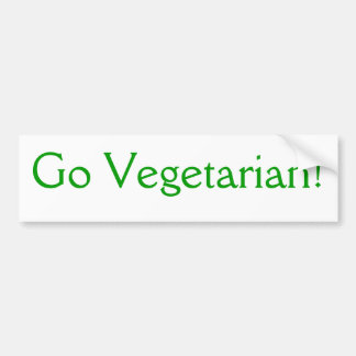 Ga Vegetarie! Bumpersticker
