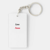 Ga veilig naar huis - sleutelhanger (achterkant)