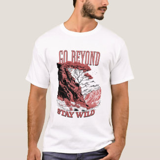 Ga verder dan het Stay Wild T-shirt
