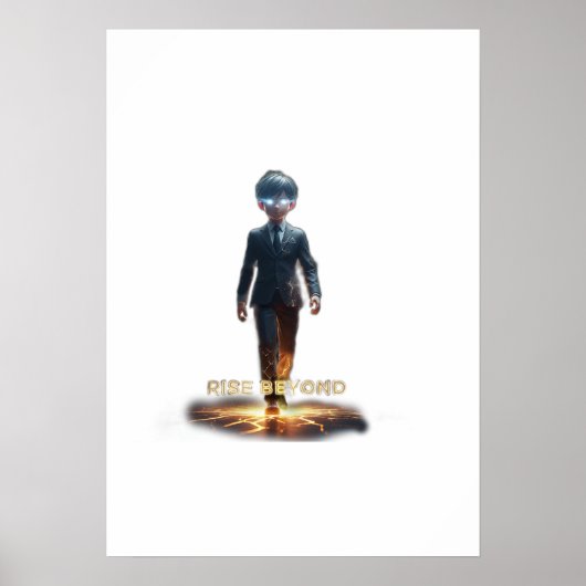 Ga verder dan motivatieposter ontwerp poster (Voorkant)
