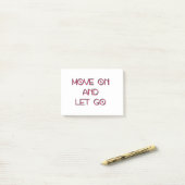 Ga verder en laat los post-it® notes (Op bureau)