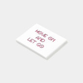 Ga verder en laat los post-it® notes (Schuin)