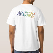 "Ga Verder" Graffiti Pop Art T-shirt (Achterkant)