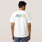 "Ga Verder" Graffiti Pop Art T-shirt (Achterkant volledig)