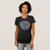 Ga verder met Motivatie Word Search Quest Circle T-shirt (Voorkant volledig)