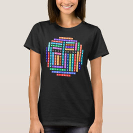 Ga verder met Motivatie Word Search Quest Circle T-shirt