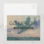 Ga verkennen briefkaart (Voorkant / Achterkant)