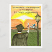 Ga Vertrouwelijk Sunrise Afstuderen Briefkaart (Voorkant)