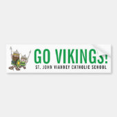 GA VIKINGS. Bumpersticker (Voorkant)