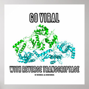 Ga viraal met reverse transcriptase poster