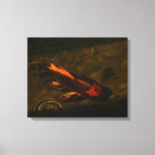 Ga vissen! canvas afdruk