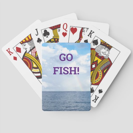 Ga vissen! pokerkaarten (Achterkant)