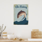 Ga vissen poster (Keuken)